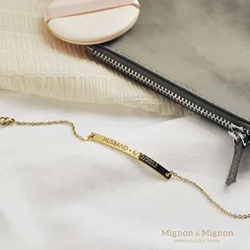 Personalized Engraved Bracelet - Custom Jewelry Gift