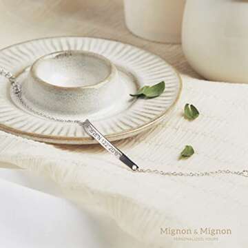 Personalized Engraved Bracelet - Custom Jewelry Gift