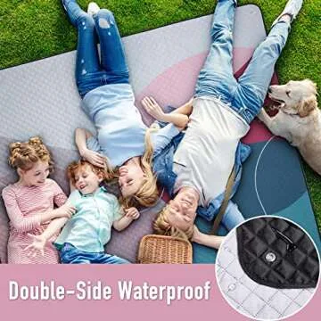 PY SUPER MODE Waterproof Picnic Blanket for Outdoor Fun