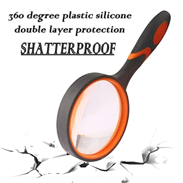 NIACONN 5X Magnifying Glass for Seniors and Kids