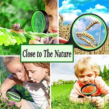 NIACONN 5X Magnifying Glass for Seniors and Kids