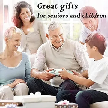 NIACONN 5X Magnifying Glass for Seniors and Kids