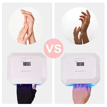 Makartt UV Gloves - UPF 50+ Protective Nail Art Gloves