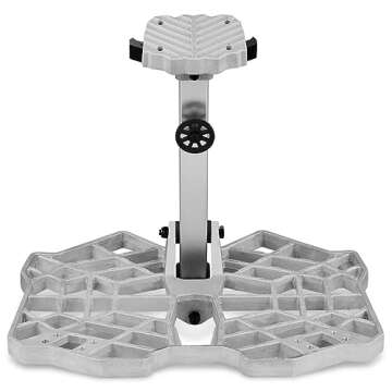 NatureBlend Hunting Saddle Platform: 16"x12" Lightweight Cast Aluminum, Non-Slip Ridge Grips, Fully ...