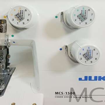 Juki MCS-1500 Cover & Chain Stitch Sewing Machine W/Free Bonus Needles