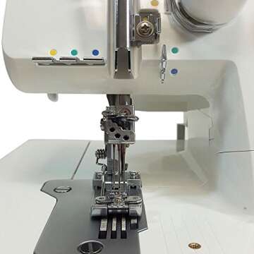 Juki MCS-1500 Cover & Chain Stitch Sewing Machine W/Free Bonus Needles