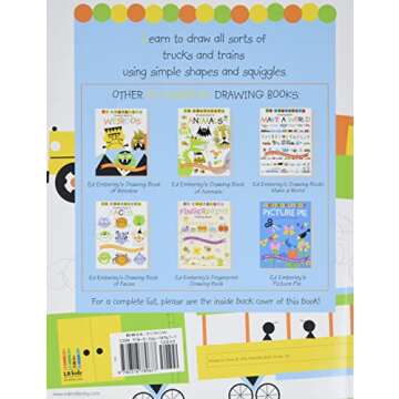 Ed Emberley's Drawing Book of Trucks and Trains for Kids