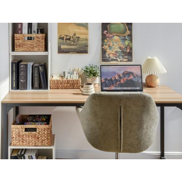 Stylish StorageWorks Wicker Baskets Set of 2 for Organizing