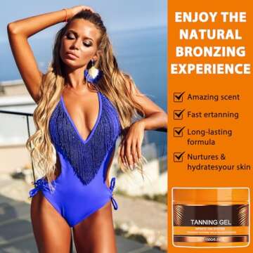 Luxury Intensive Tanning Gel - Instant Tan for All Skin Types