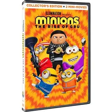 Minions: The Rise of Gru Collector's Edition DVD with Bonus Content