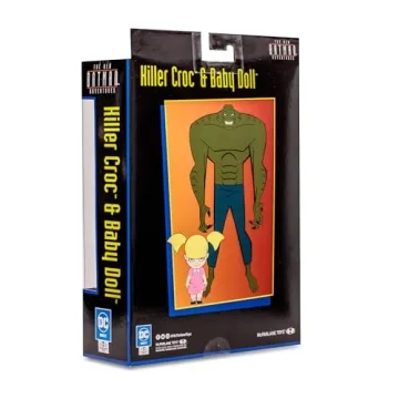 McFarlane Toys Batman Adventures Killer Croc & Baby Doll Figures