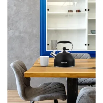 Durable Stainless Steel Whistling Tea Kettle 2 Quart