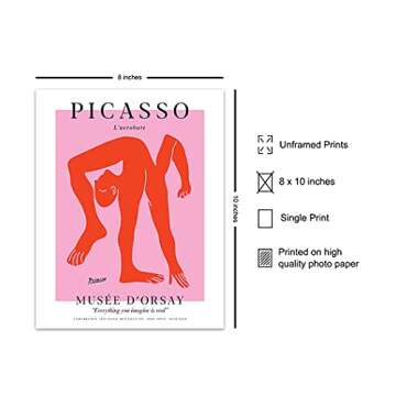 Pablo Picasso Wall Art - Pablo Picasso Poster - Pablo Picasso Prints - Gallery Wall Art - Museum Pos...