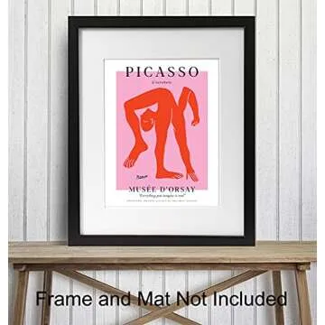 Pablo Picasso Wall Art Unframed 8x10 Print Modern Decor