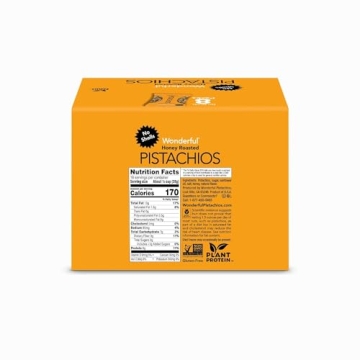 Wonderful Pistachios No Shells, Honey Roasted, 2.25 Ounce