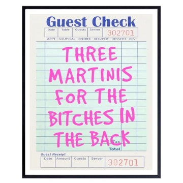 Preppy Cocktail Party Decorations - College Dorm Room Decor - funny Sayings - Funky Bar Decor - Wall...