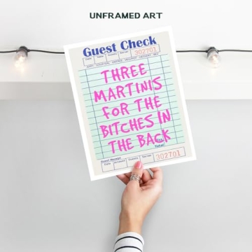 Preppy Cocktail Party Wall Decor - Fun 8x10 Prints
