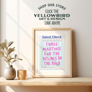 Preppy Cocktail Party Wall Decor - Fun 8x10 Prints