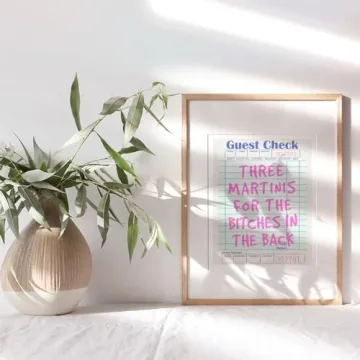 Preppy Cocktail Party Wall Decor - Fun 8x10 Prints