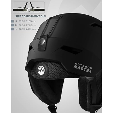 OutdoorMaster Ski Helmet Set with Goggles for All Ages