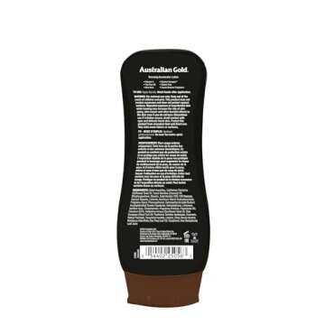 Australian Gold Dark Tanning Accelerator Lotion With Bronzer, 8 Ounce - Natural & Hydrating