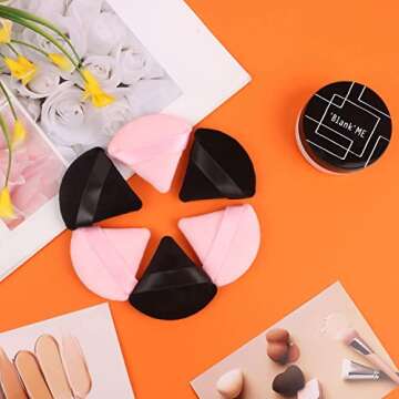 Pimoys 12 Pieces Soft Makeup Powder Puff Set
