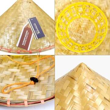 Buy Chinese Bamboo Coolie Hat for All Ages