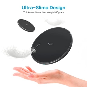 Vebach 15W Fast Wireless Charger Pad for iPhone Samsung