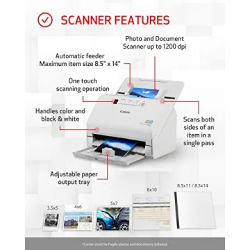 Canon imageFORMULA RS40 High-Speed Scanner for Photos and Documents