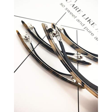 Elegant 4 Pack Automatic Hair Clip Barrettes for Women