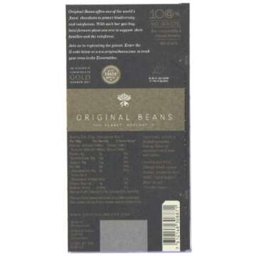 Original Beans Esmeraldas Milk Chocolate Bar