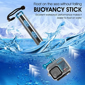 Carbon Fiber Waterproof Floating Hand Grip for GoPro