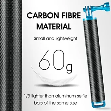 Carbon Fiber Waterproof Floating Hand Grip for GoPro