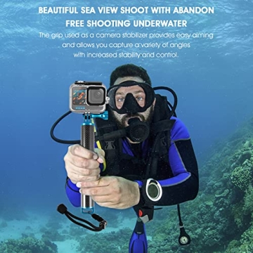 Carbon Fiber Waterproof Floating Hand Grip for GoPro