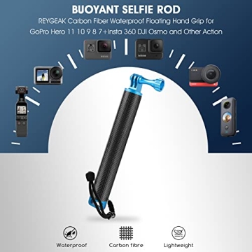 Carbon Fiber Waterproof Floating Hand Grip for GoPro