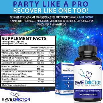 Rave Doctor 5-HTP Supplement - Essential Rave Vitamins