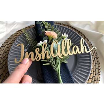 Custom InshAllah Ramadan Place Cards for Eid Dinner