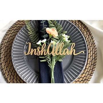 Custom InshAllah Ramadan Place Cards for Eid Dinner