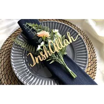Custom InshAllah Ramadan Place Cards for Eid Dinner
