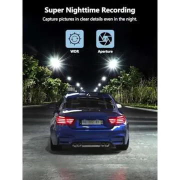 Dash Cam Front and Rear, Mini Dash Cam 2.5K QHD with 32GB SD Card, 2.45 inch IPS Screen, 2 Mounting Ways, Night Vision, WDR, Accident Lock, Loop Recording, Parking Monitor