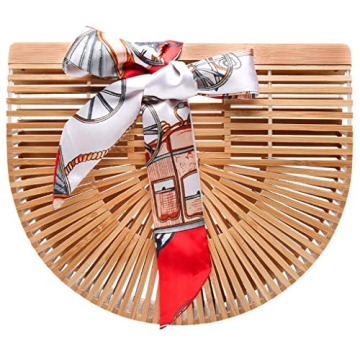 Obosoyo Handmade Bamboo Beach Handbag for Summer Style