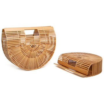 Obosoyo Handmade Bamboo Beach Handbag for Summer Style