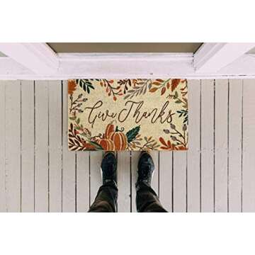 DII Natural Coir Doormat for Thanksgiving & Fall Decor