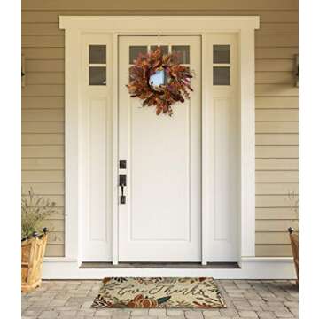 DII Natural Coir Doormat for Thanksgiving & Fall Decor