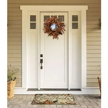 DII Natural Coir Doormat for Thanksgiving & Fall Decor