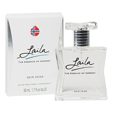 Geir Ness Laila Eau de Parfum Spray - Long Lasting Fresh, Airy and Clean Fragrance for Women - Blend...