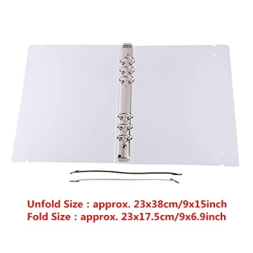 Durable A5 6 Ring Binder Cover for Stylish Organization