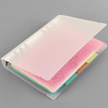 Durable A5 6 Ring Binder Cover for Stylish Organization