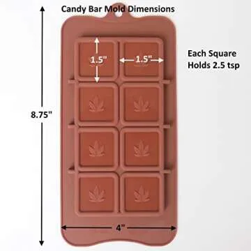 PJ BOLD Silicone Candy Molds for Creative Treats