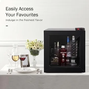 ADT Mini Freezer with Glass Door - Perfect for Drinks
